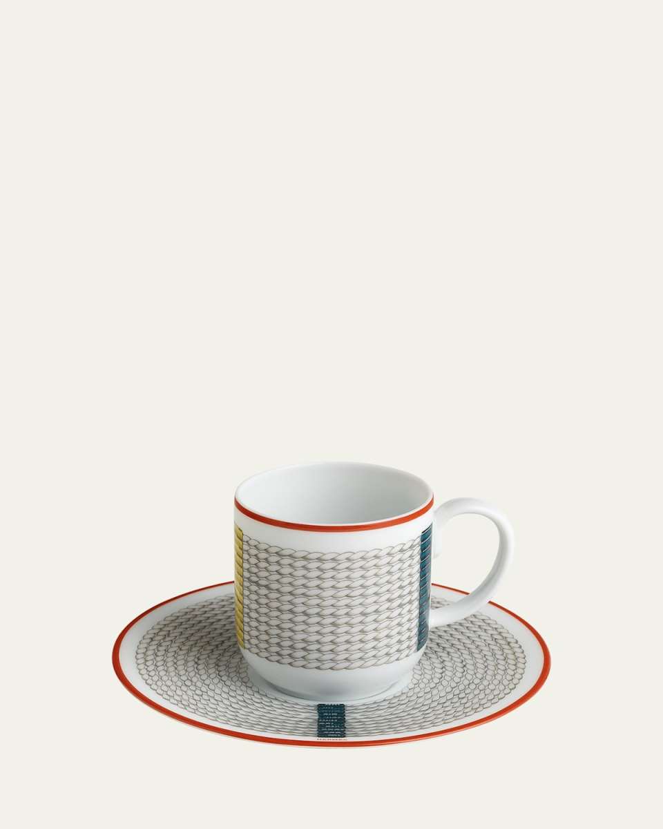 Tressages Equestres Coffee Cup and Saucer